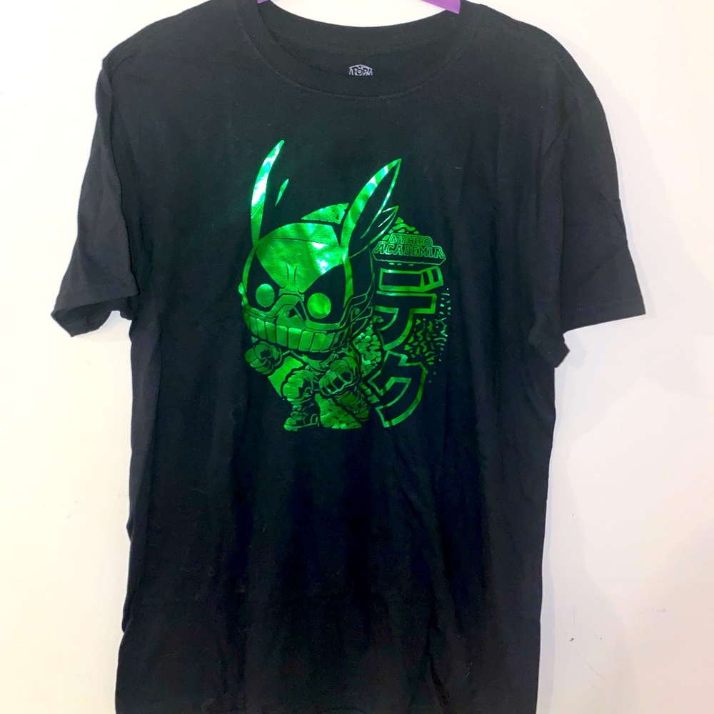 Pop n tee my hero academia holographic Deku/Midoriya shirt *SHIRT ONLY*